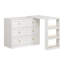Meuble-lavabo extensible avec 6 tiroirs Yokota
