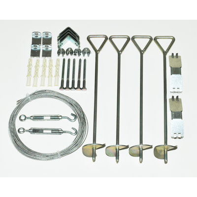 Palram - Canopia Snap & Grow Greenhouse Cable Anchor Kit