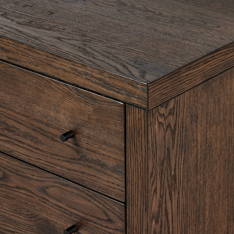 Torrington Charging Nightstand-Umber Oak, Brown