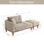 Chaise longue et tabouret rembourrés Finken-1086305210