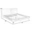 Structure de lit plateforme Branon en bois avec finition noire-124592957