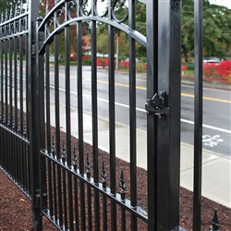Black Iron Universal Gate Door Flip Latch