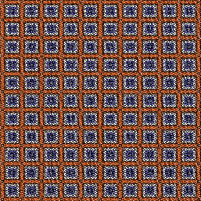 Geometric Indoor Rug, Square 8'