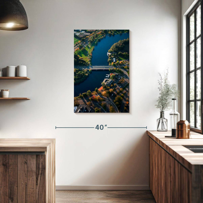 Aime Charles River, 36" H x 24" W