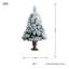 Arbre de Noël artificiel 4 pi - Aiguille de pin blanc