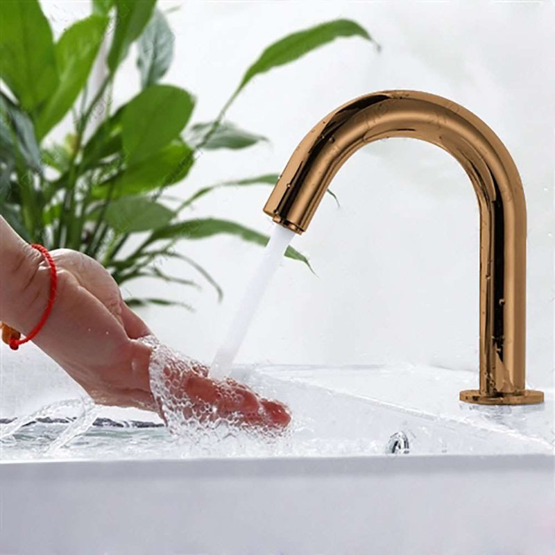 Distributeur de savon automatique sans contact avec capteur de mouvement bronze huilé