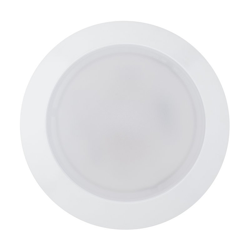Disc 9.13" White Dimmable LED Flush Mount Wall / Ceiling Light (Install Over Junction Box), 5-CCT Selectable 2700K/3000K/3500K/4000K/5000K; Set of 10