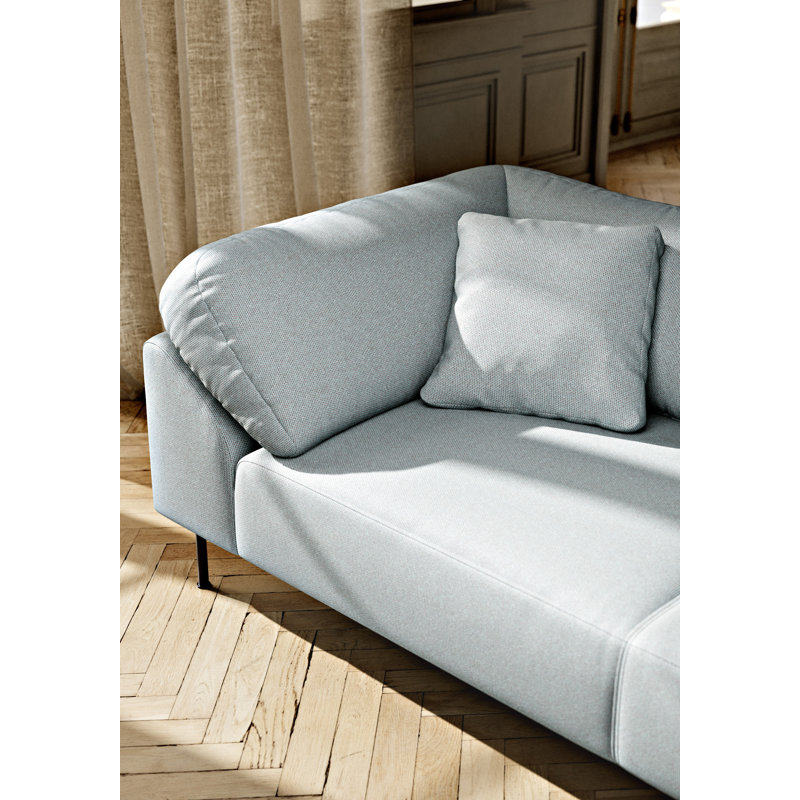 Collar 2.5-Seater, Polyester, Ivory