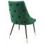 Chaise parsons capitonnée en velours-148914986
