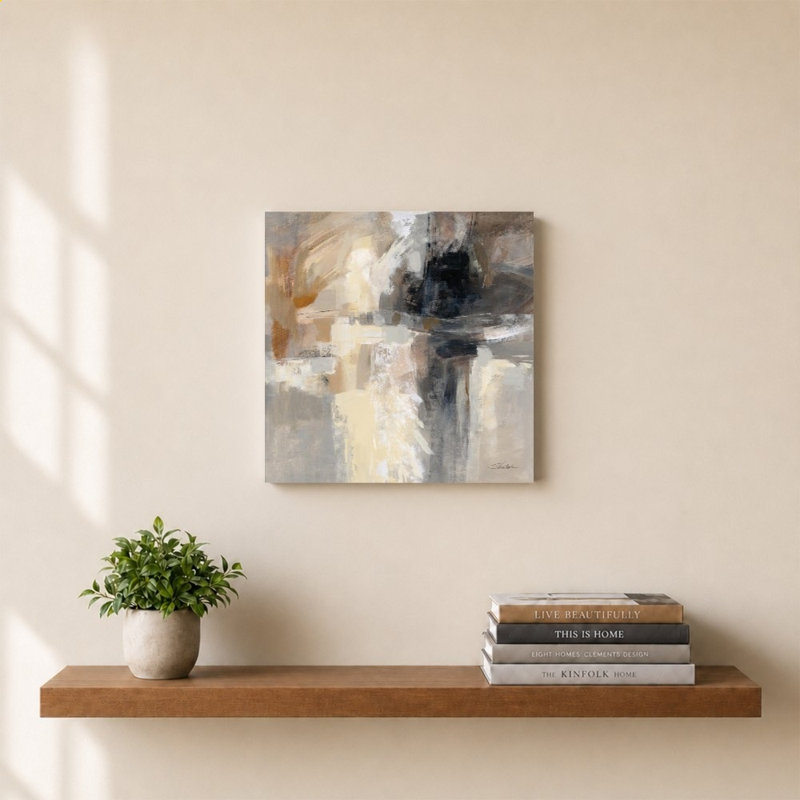 Wings by Silvia Vassileva - Graphic Art on Canvas, 24" H x 24" W