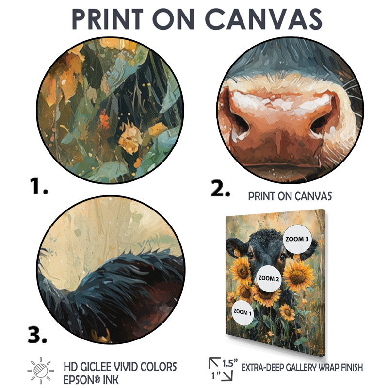 Donzel - Animals Wall Art Prints, 40" H x 30" W, Single Picture Framed Print, Gold