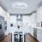 Cletes Acrylic LED Semi Flush Mount