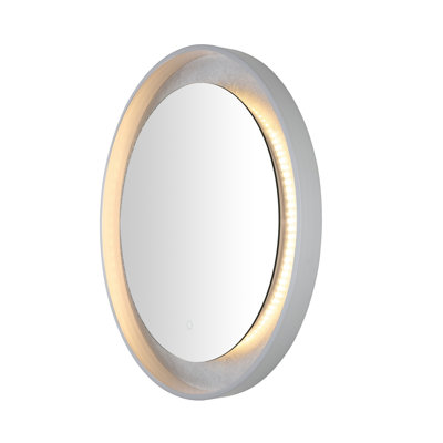 Ashelly Round Metal LED Wall Mirror
