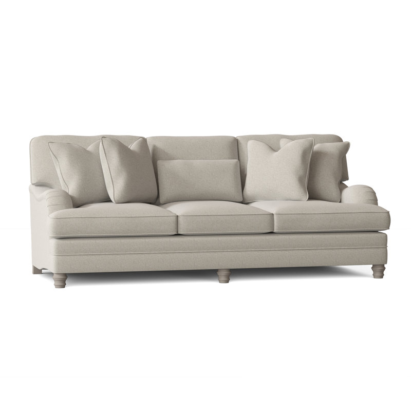 Tarleton Upholstered 96.5'' Sofa, Dorado Snow Crypton® Chenille 5558-000, Blanca