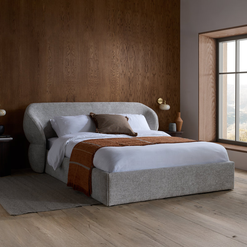 Bernarda Upholstered Bed, Double (4'6)