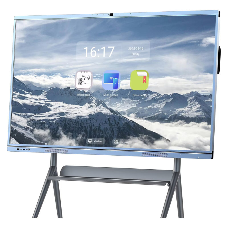 JYXCN Smart Board 65 pouces, révolutionnez votre espace! Tableau blanc interactif à écran tactile tout-en-un avec système double et partage de nuage pour l'éducation et le bureau (avec fixation murale incluse)
