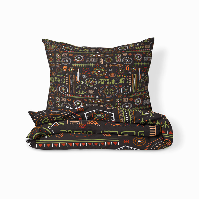 Abstract Duvet Cover, King Duvet Cover + 2 King Shams