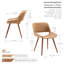 Roslindale Faux Leather Mid-Century Dining Chair-816118832