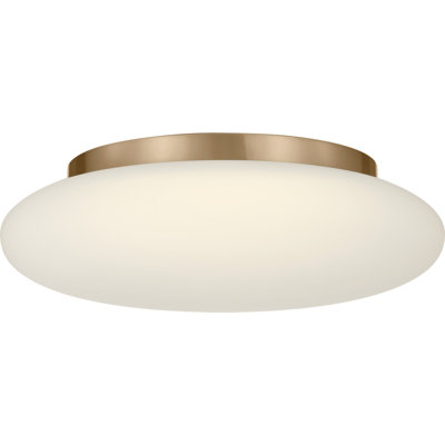 Plafonnier DEL moderne Scott Living Amir 18 po 3000K en laiton satiné