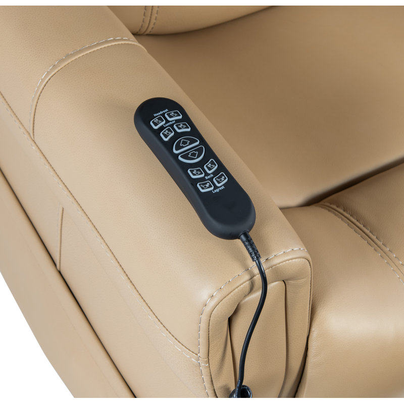 Fauteuil inclinable électrique Carroll avec appui-tête électrique, lombaire et élévateur