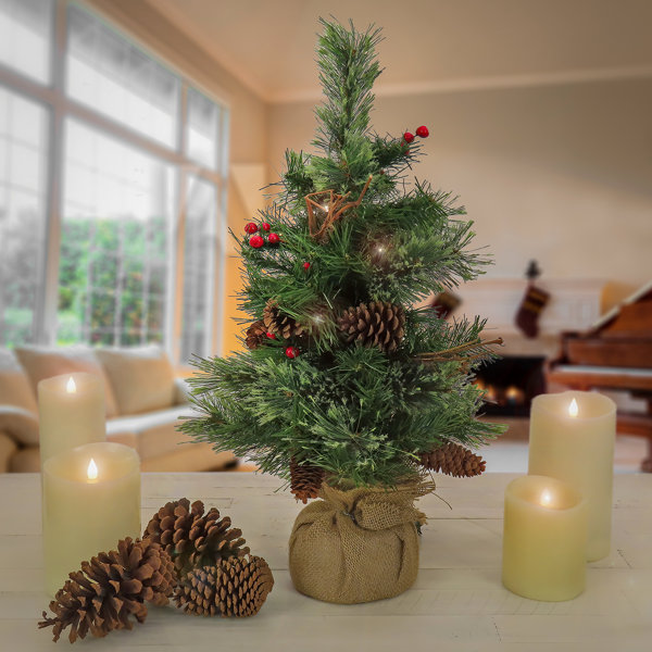 The Holiday Aisle® Glistening Pine Small Tree Wayfair