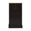Armoire à ordures à 1 tiroir et 1 compartiment, noir-1767792471