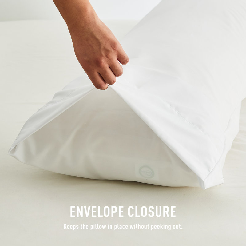 Double Brushed, Skin-Friendly Body Pillowcase, White