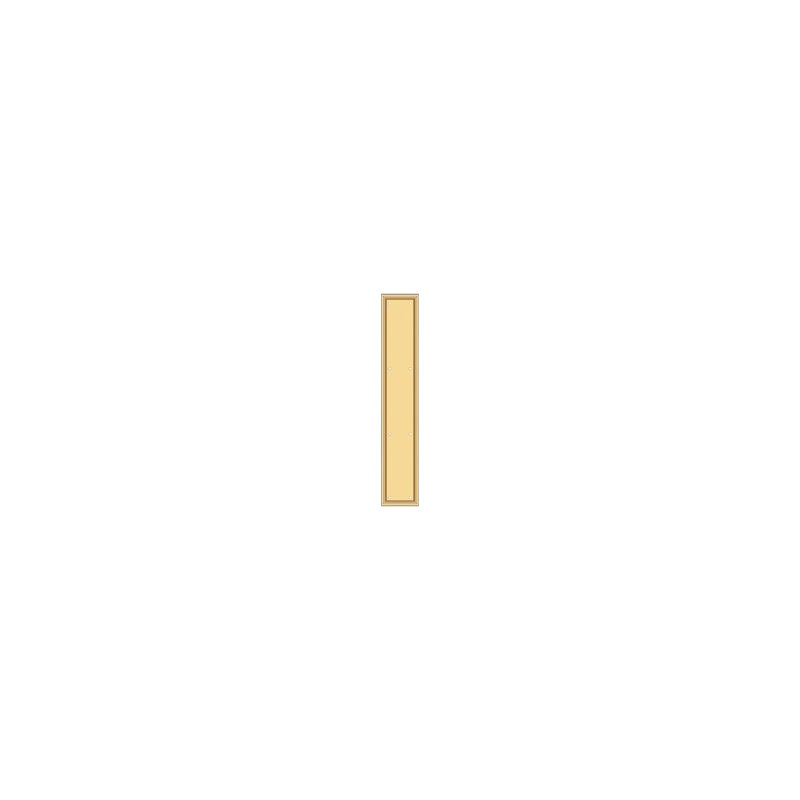 Door Sweep, PVD Polished Brass