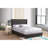 Supportive Frame Fabric Transitional Queen Bed For Versatile Room Styles
