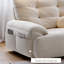 Canapé modulaire en chenille blanc 95,28 po-2052713990-2052713991