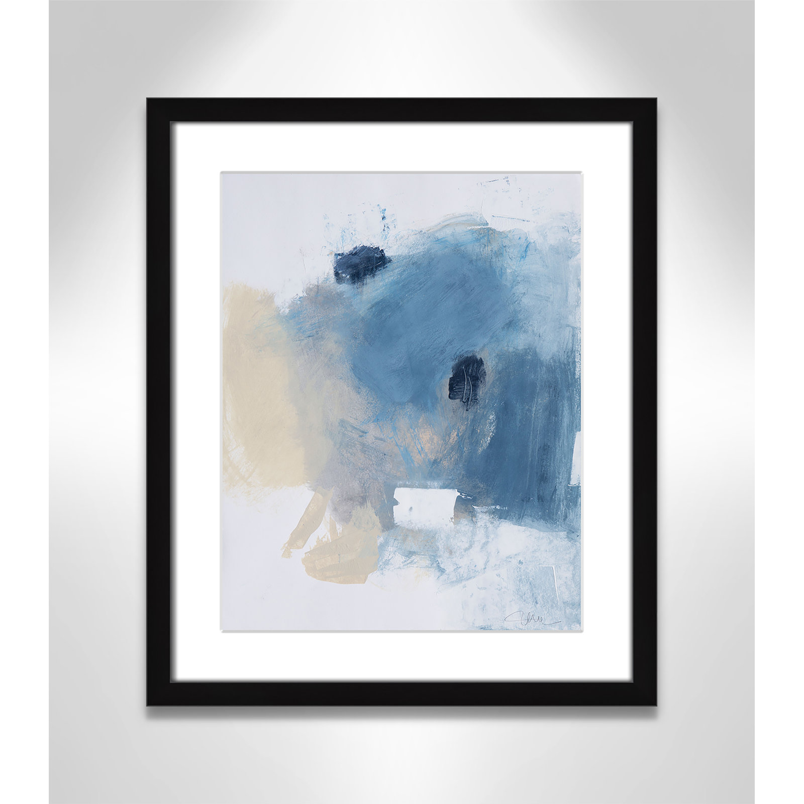 Coastal Carnival Collection "Coastal Carnival I" Print, Black Single Picture Framed Paper, White, 19" H x 16" W x 1.25" D