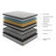 Assemblé aux États-Unis - Matelas en mousse à mémoire de forme hybride et rafraîchissant 12 po Diamond Innerspring-117188123-117188125