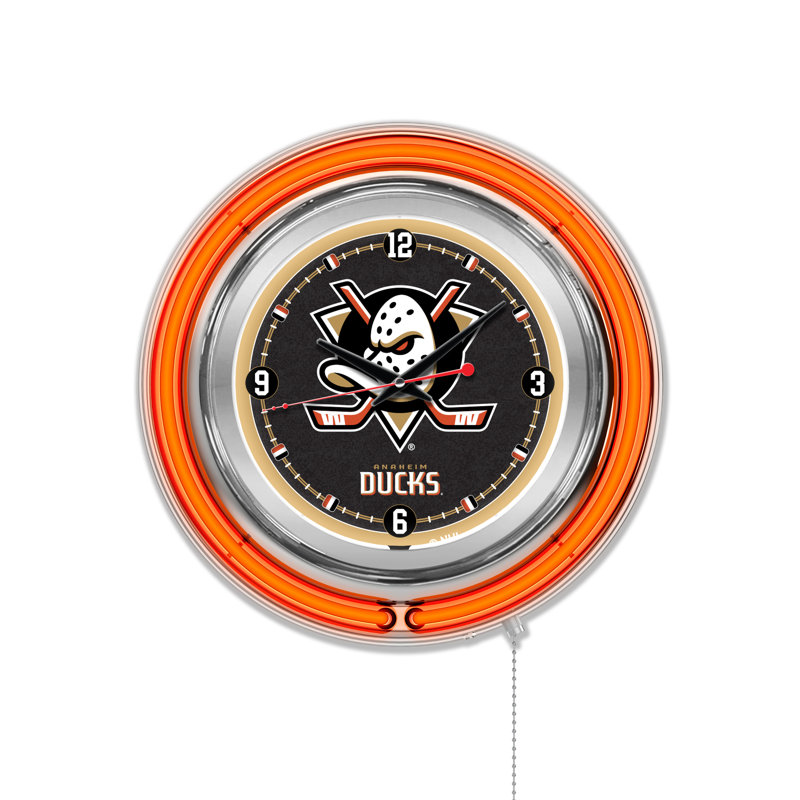 Horloge murale 15" nhl, Anaheim Ducks