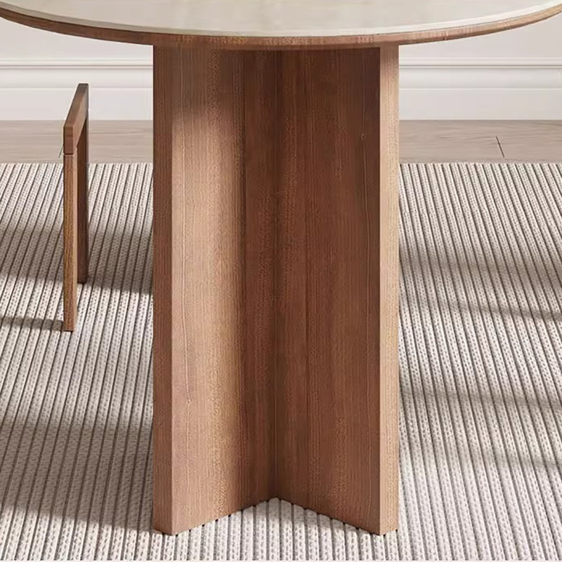 Table de salle à manger ovale de style français avec planche de pierre, H 29,5 po x L 70,9 po x l 31,5 po