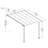 Palram - Canopia Olympia 9' 8" D Polycarbonate Stationary Patio Awning-32240026-32240033