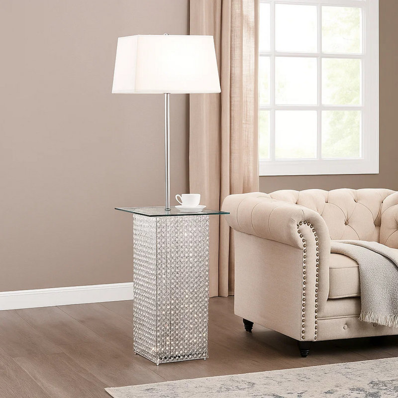 Nikolaj Chrome Floor Lamp