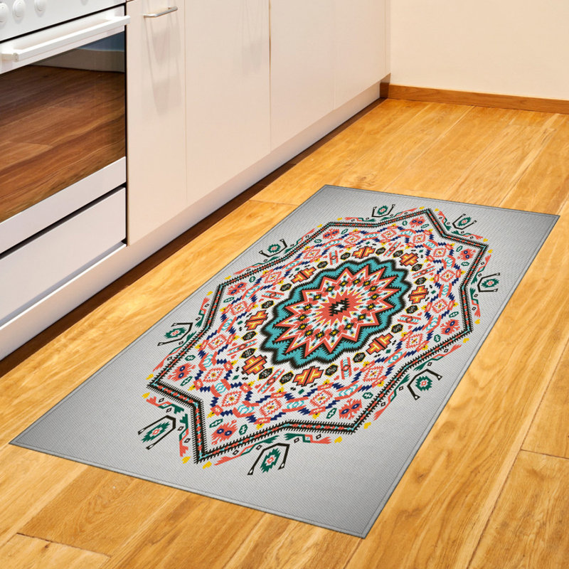 Tapis décoratif Tribal, Rectangle 2 pi 7 po x 5 pi