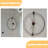 Silver Round Skeleton Wall Clocks-135089246