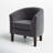 Munson 26.77" Wide Linen/Polyester Upholstered Barrel Chair-508310373