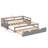 Twin Size Wooden Daybed With Sliding Trundle-1722384481