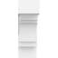 Support standard en PVC de qualité architecturale avec extrémités en bloc-33859889
