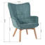 Drucker 68cm Wide Tufted Wingback Chair-1179919500
