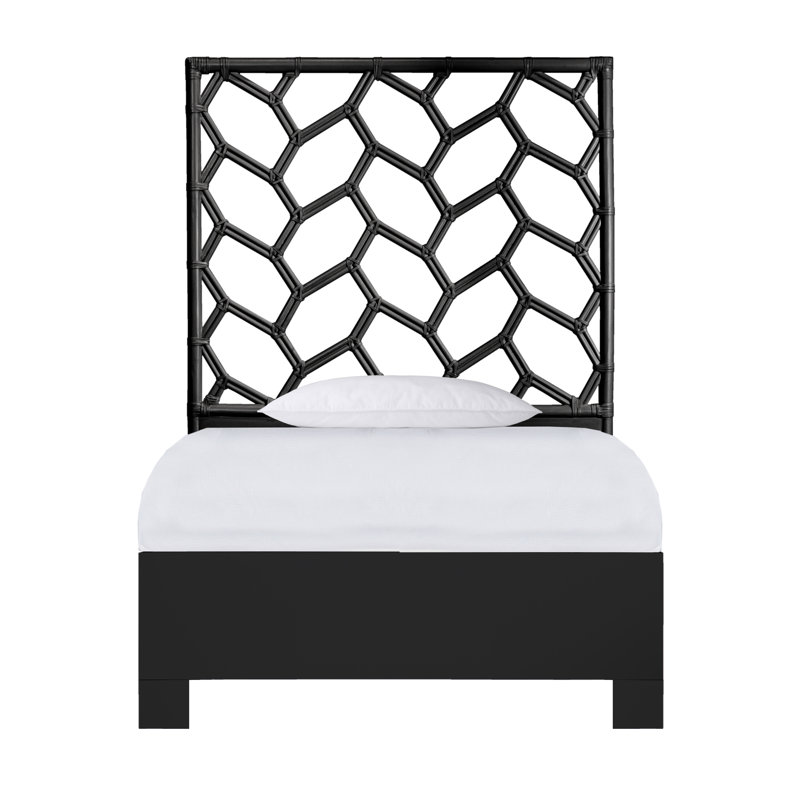 Silas Queen Standard Bed, Black, Twin XL, Black