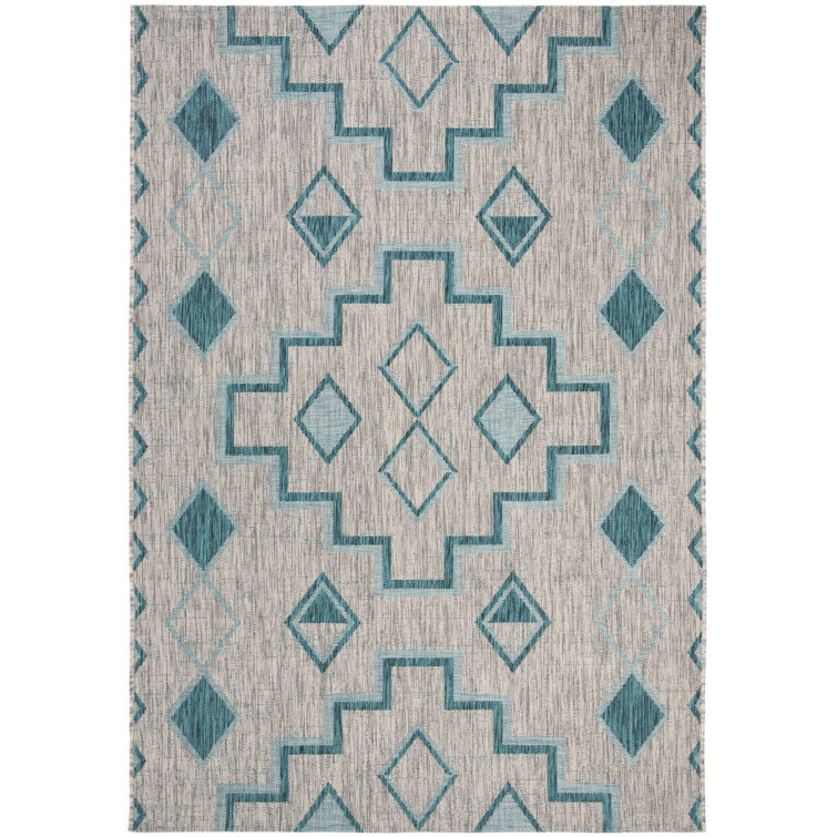 Amarien Geometric Indoor/Outdoor Area Rug