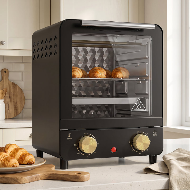 HOMCOM Toaster Oven with Rotisserie