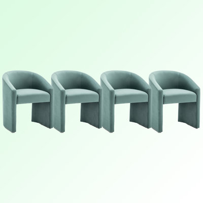 Halley Velvet Upholstered Dining Chair