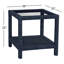 Pine Isle Glass End Table-983768092