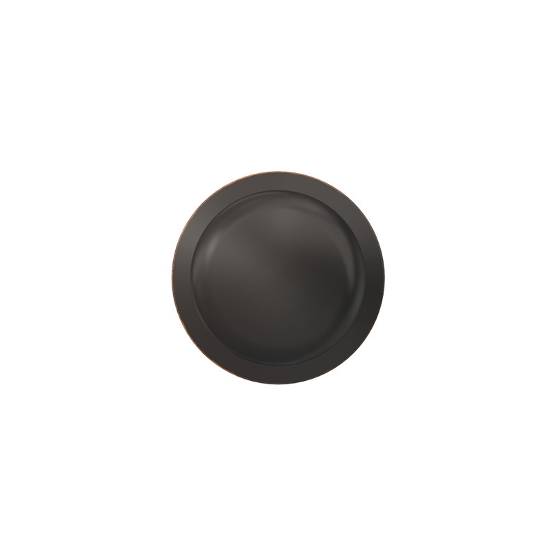 Plymouth Non-Turning Knob with Kinsler Trim, Aged Bronze