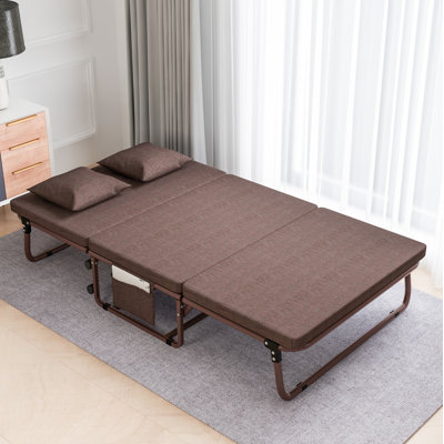 Lit plateforme simple tapissier avec matelas Zeller Nantwich