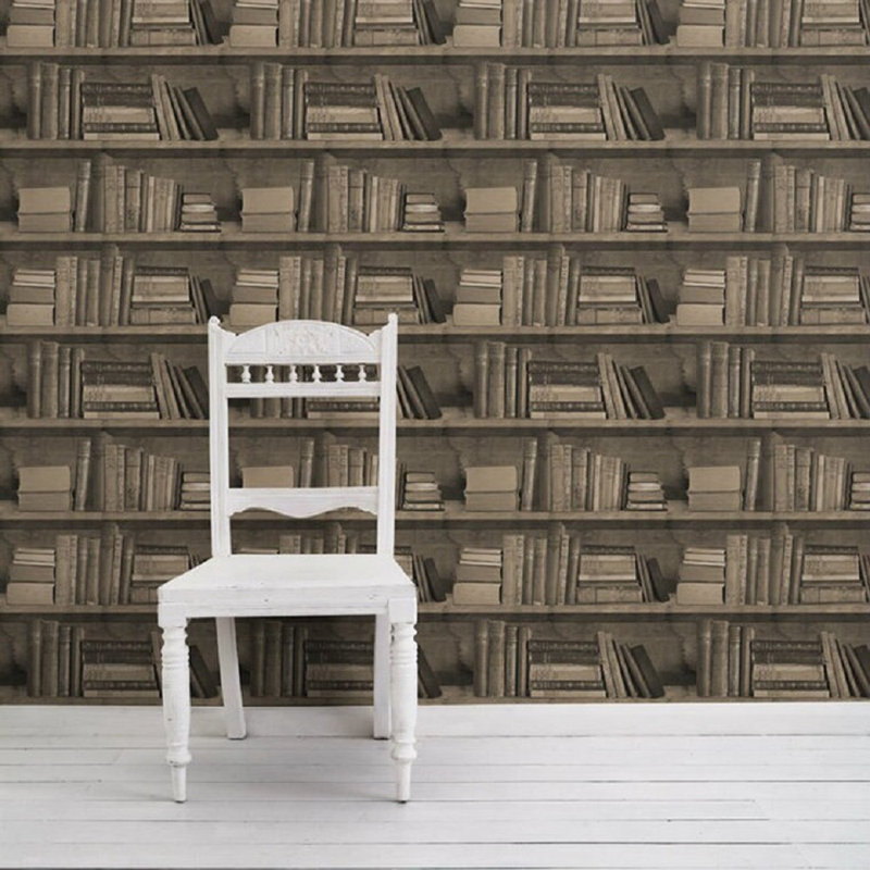 Howell 10m x 52cm Textured Matte Wallpaper Roll, Brown